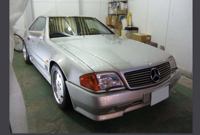 メルセデスベンツ SL600 6.0AMG(R129,1994年型）にパイオニアDEH-P01を 